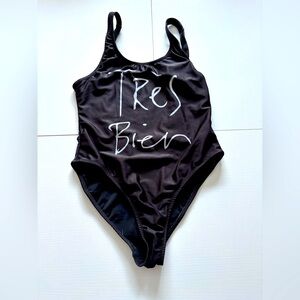 CHRLDR Trés Bien Printed One Piece Size S